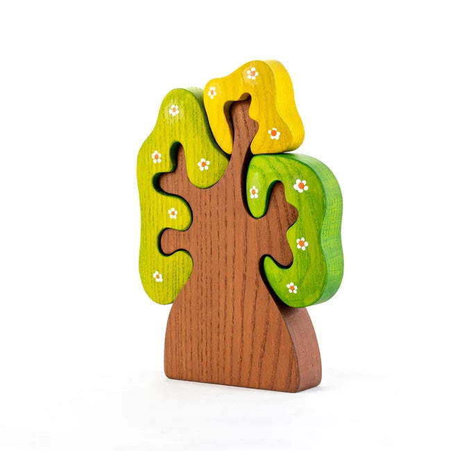 Mikheev | Tree | Spring with Flowers wooden toy at Milk Tooth