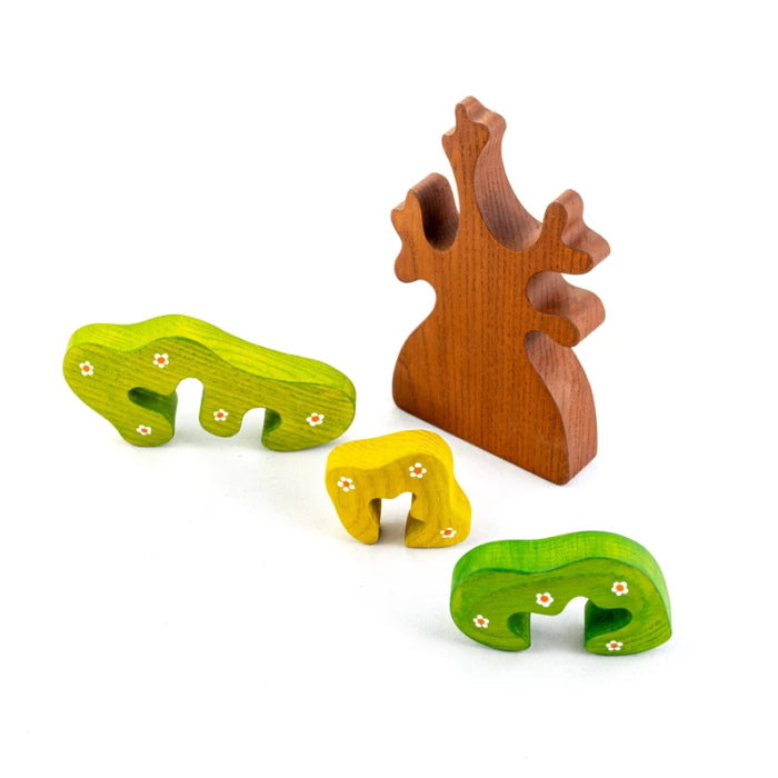 Mikheev | Tree | Spring with Flowers wooden toy at Milk Tooth