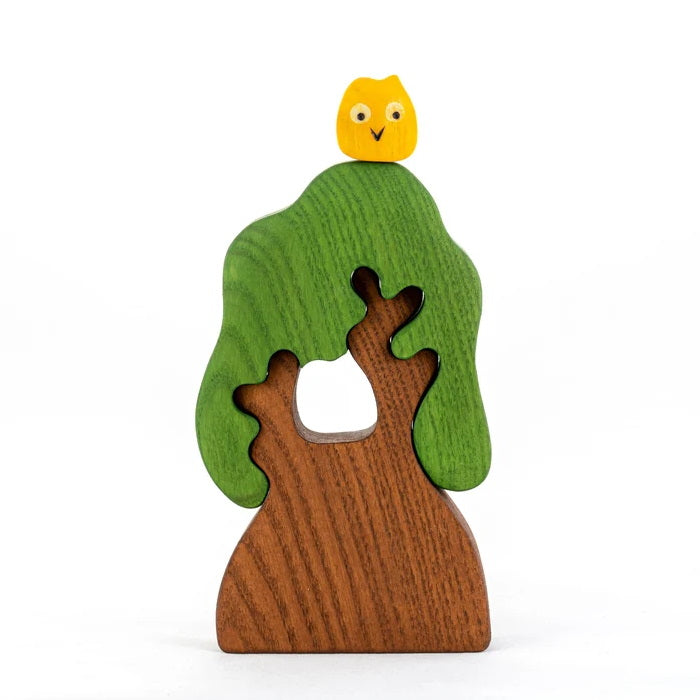 Mikheev | Tree | With Owl wooden toy at Milk Tooth