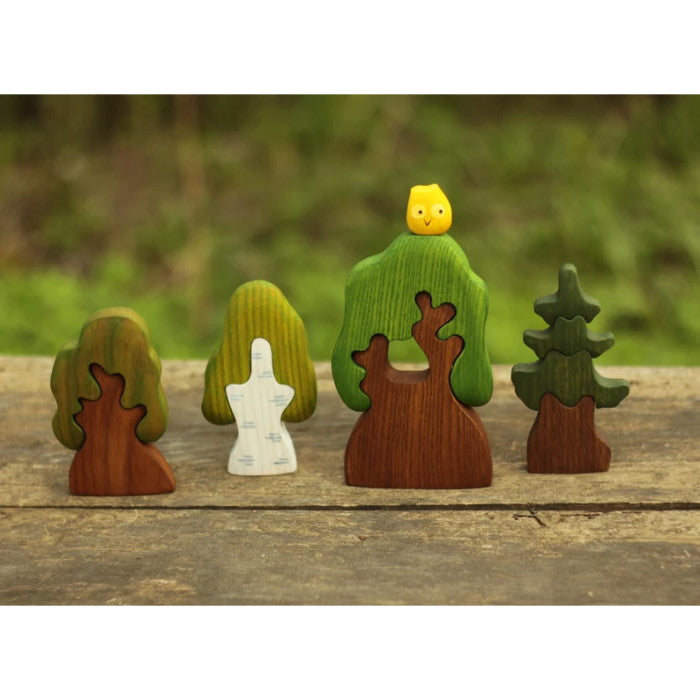 Mikheev | Tree | With Owl wooden toy at Milk Tooth