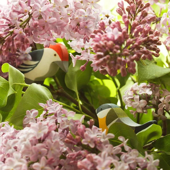 Mikheev | Bird | Woodpecker and Tit Birds wooden toys at Milk Tooth