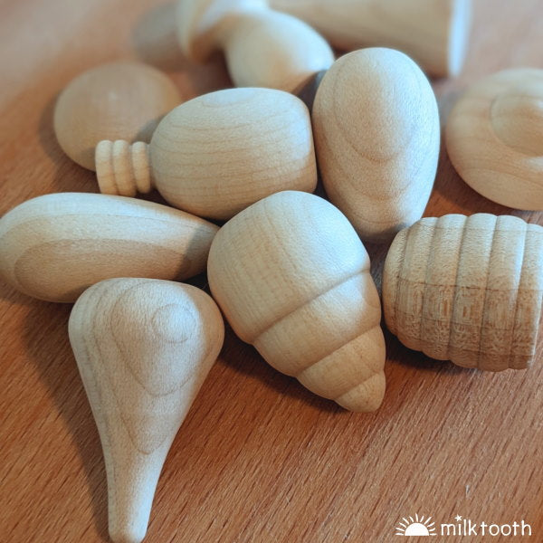 © Milk Tooth Grapat | Mandala | Natural Assorted 120 Pieces | Ten shapes included