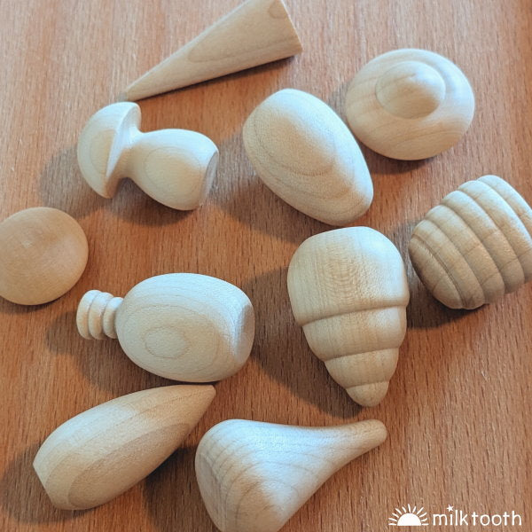 © Milk Tooth Grapat | Mandala | Natural Assorted 120 Pieces | Ten shapes included