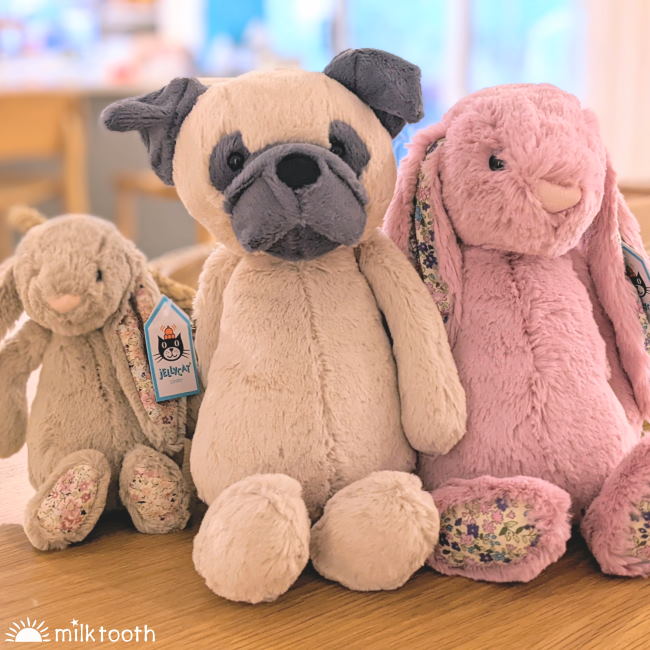 Jellycat | Bashful Pug Medium at Milk Tooth