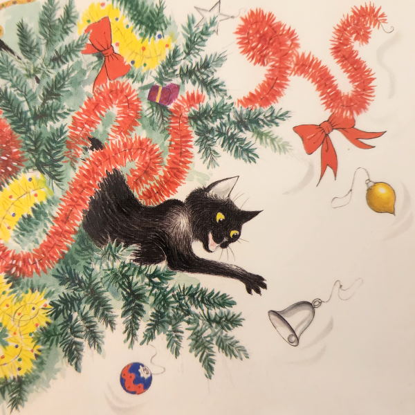 © Milk Tooth Slinky Malinki&#39;s Christmas Crackers Boardbook