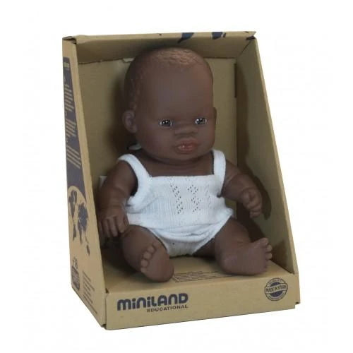 Miniland | Baby Doll 21cm | African Boy