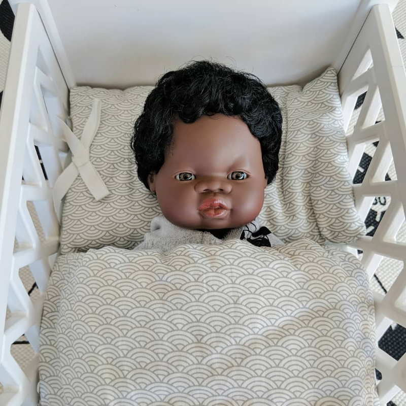 Miniland 38cm Baby Doll | African Boy