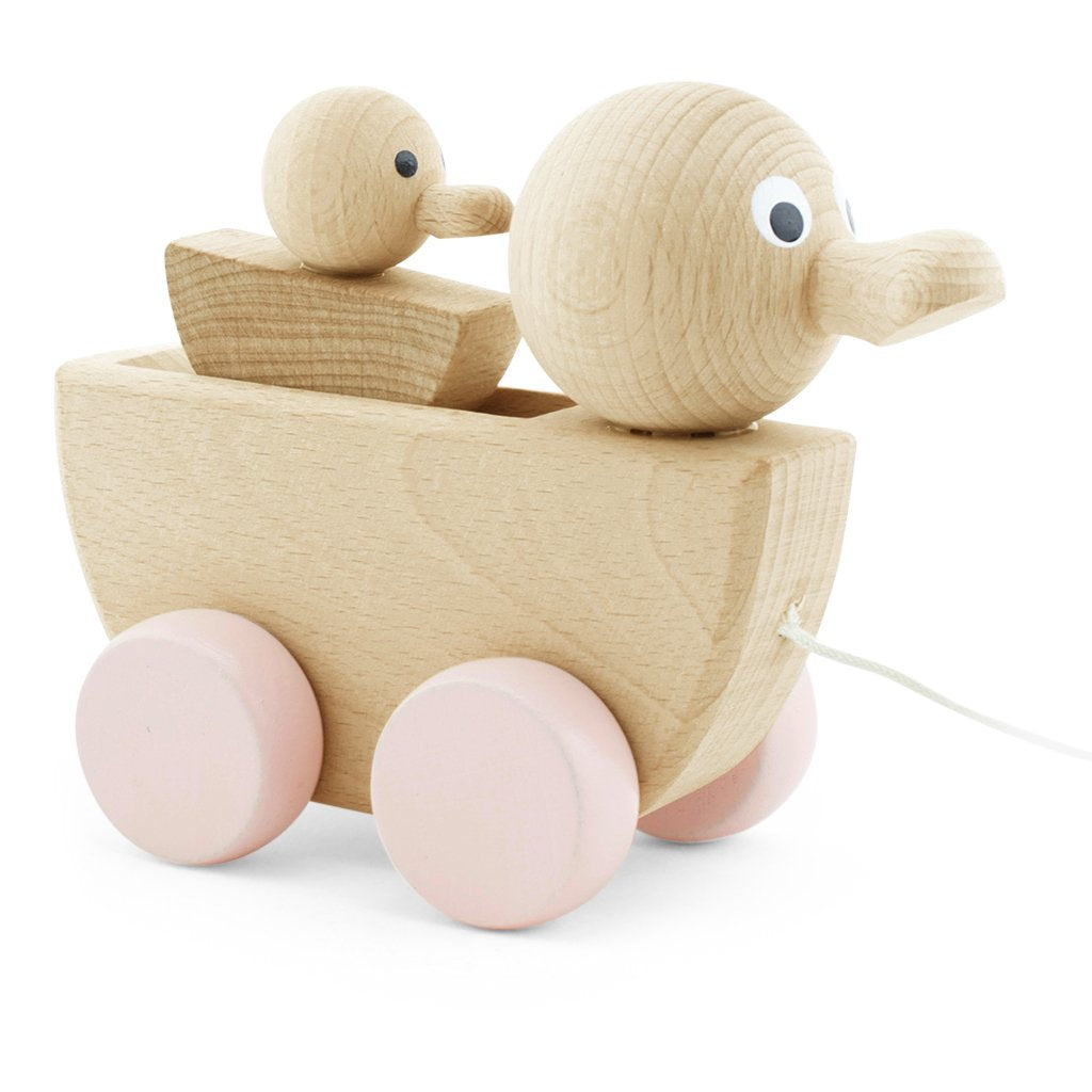 Miva Vacov | Wooden Pull Along Duck &amp; Duckling | Georgia