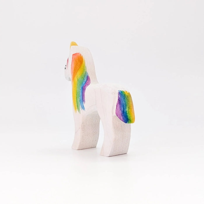 NOM Handcrafted | Rainbow Unicorn Foal at Milk Tooth