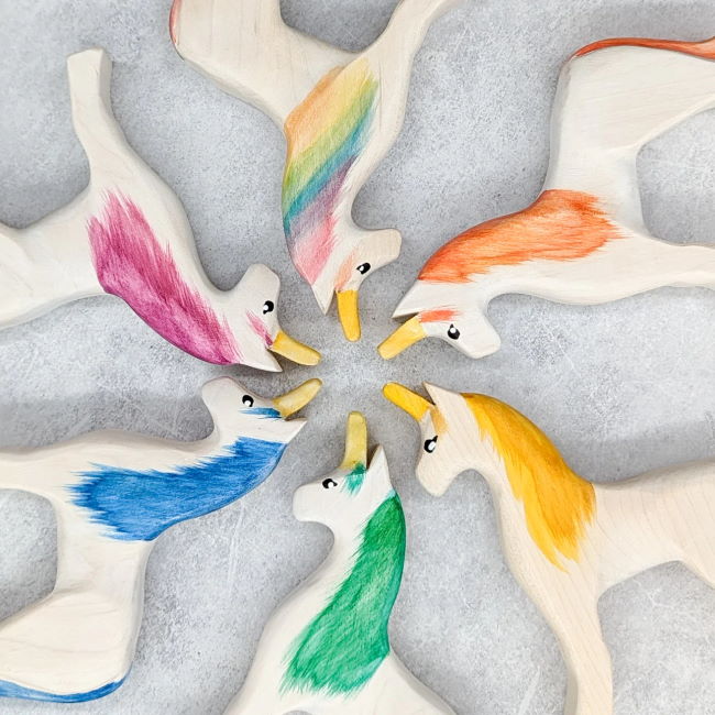 NOM Handcrafted | Rainbow Unicorn at Milk Tooth