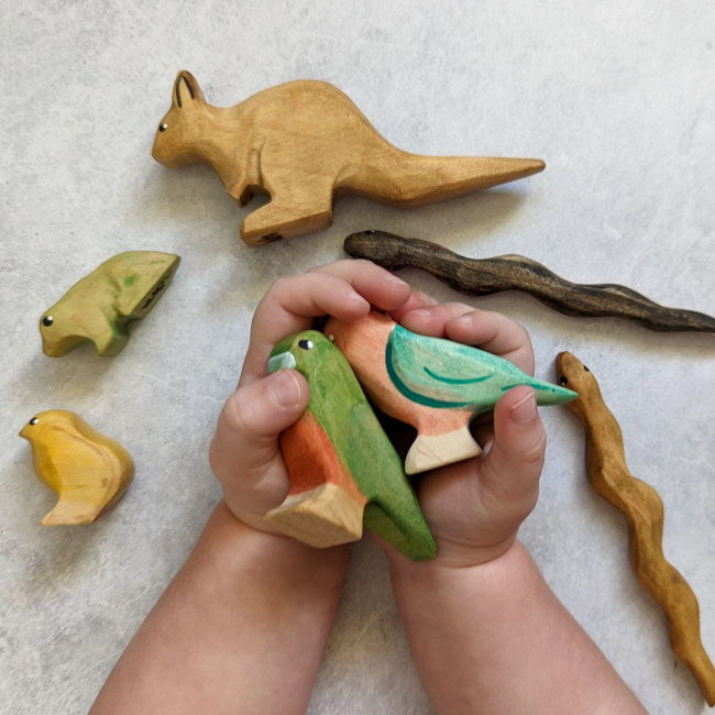 NOM Handcrafted | King Parrot Male at Milk Tooth