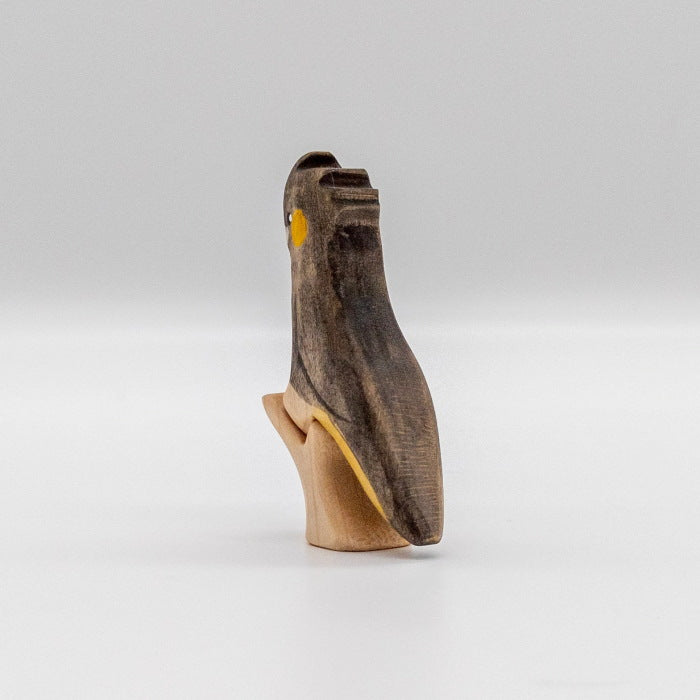 NOM Handcrafted | Yellow Tailed Black Cockatoo with Branch at Milk Tooth