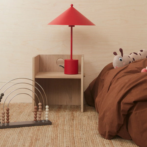 OYOY Abacus Rainbow toy Dark Choko colours at Milk Tooth