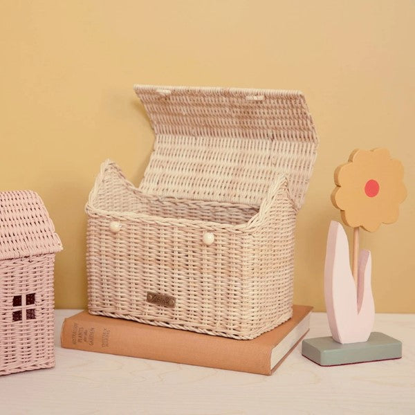 Olli Ella | Casa Clutch | Straw Rattan Basket
