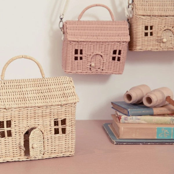 Olli Ella | Casa Clutch | Straw Rattan Basket