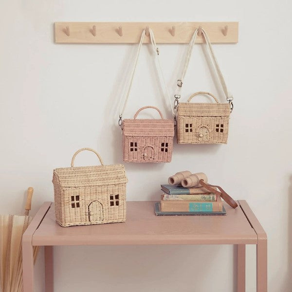 Olli Ella | Casa Clutch | Straw Rattan Basket