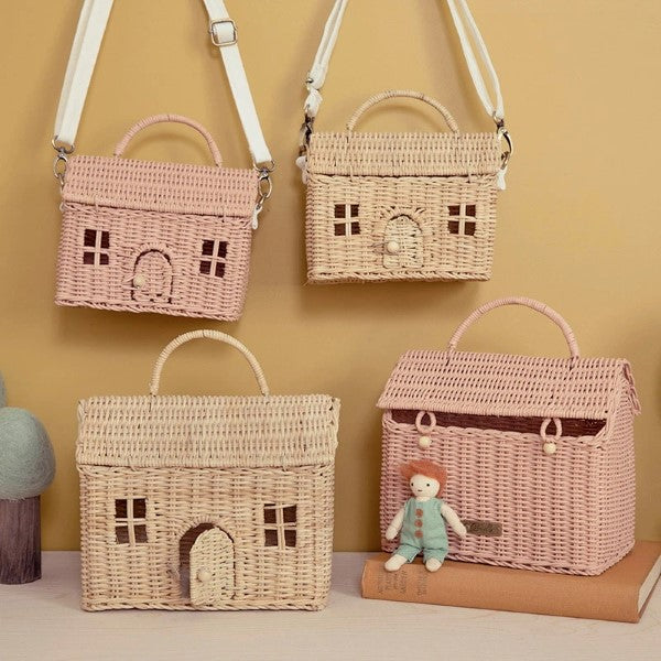 Olli Ella | Casa Clutch | Straw Rattan Basket