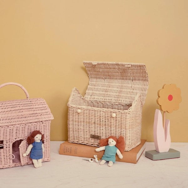 Olli Ella | Casa Clutch | Straw Rattan Basket