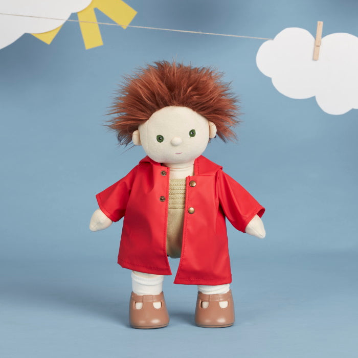 Olli Ella | Dinkum Doll Ahoy Raincoat | Red