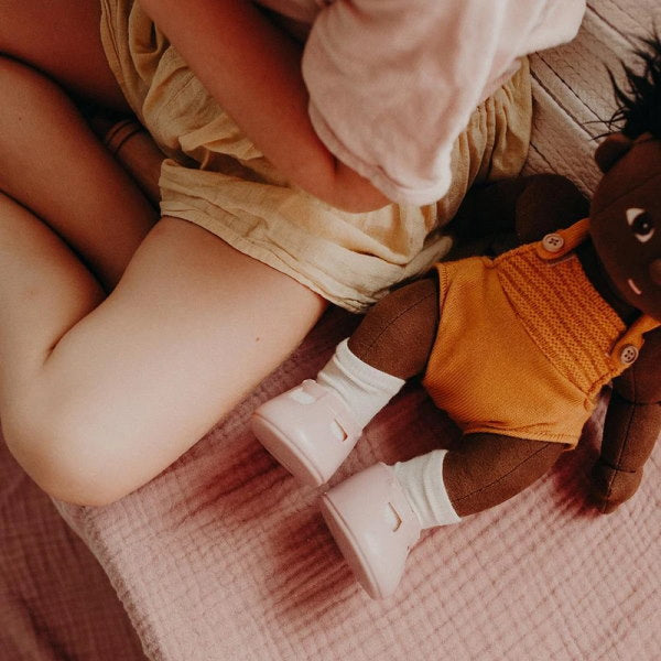 Olli Ella | Dinkum Doll Shoes | Mallow Pink on Tiny