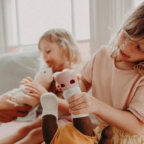 Olli Ella | Dinkum Doll Shoes | Mallow Pink