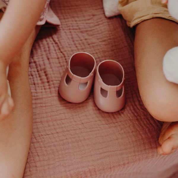 Olli Ella | Dinkum Doll Shoes | Mallow Pink