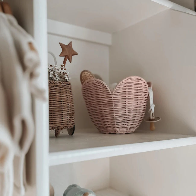 Olli Ella | Rattan Lily Basket Set of 2 at Milk Tooth