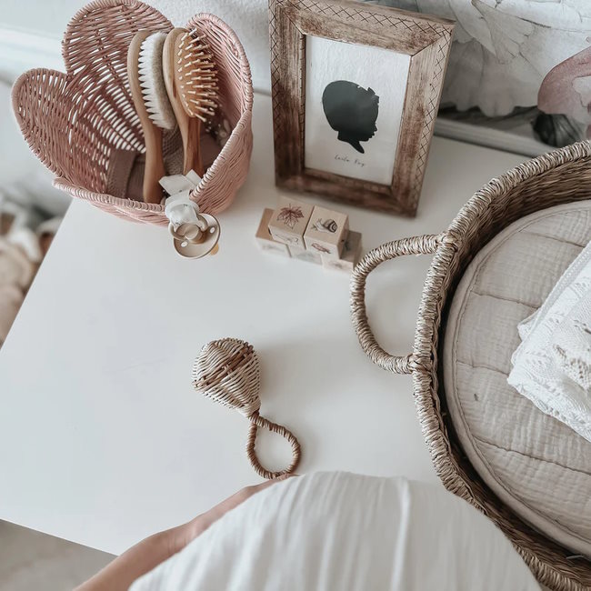 Olli Ella | Rattan Lily Basket Set of 2 at Milk Tooth