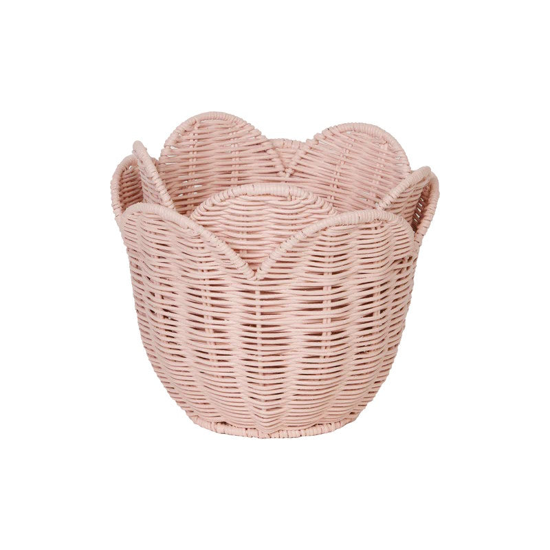 Olli Ella | Rattan Lily Basket Set of 2 at Milk Tooth
