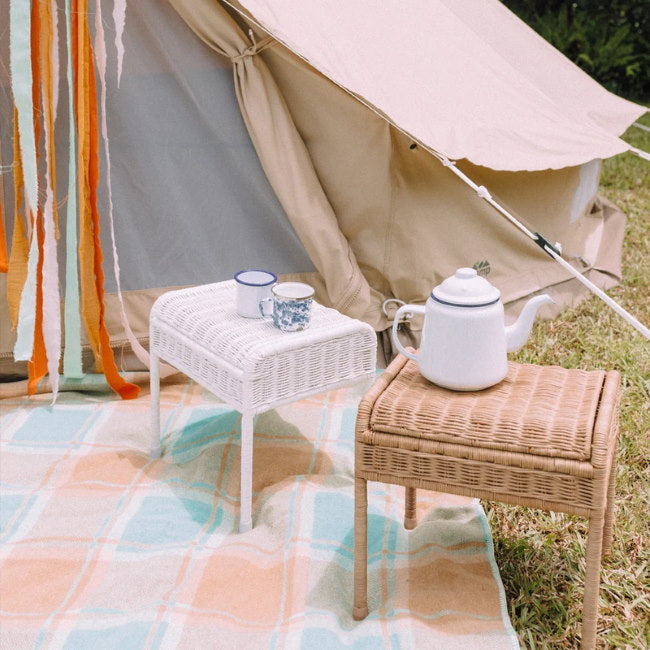 Olli Ella Storie Stool White Milk Tooth