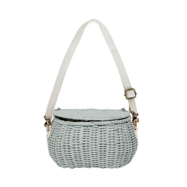 Olli Ella | Minichari Bag | Vintage Blue at Milk Tooth
