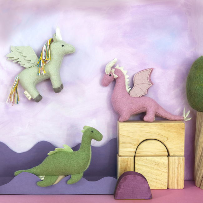 Olli Ella | Holdie Magical Creatures | Dragon Unicorn Nessy