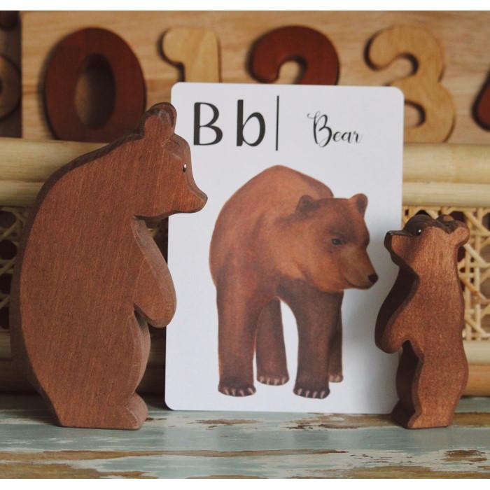 Ostheimer | Wooden Toy | Bear Standing Head Down