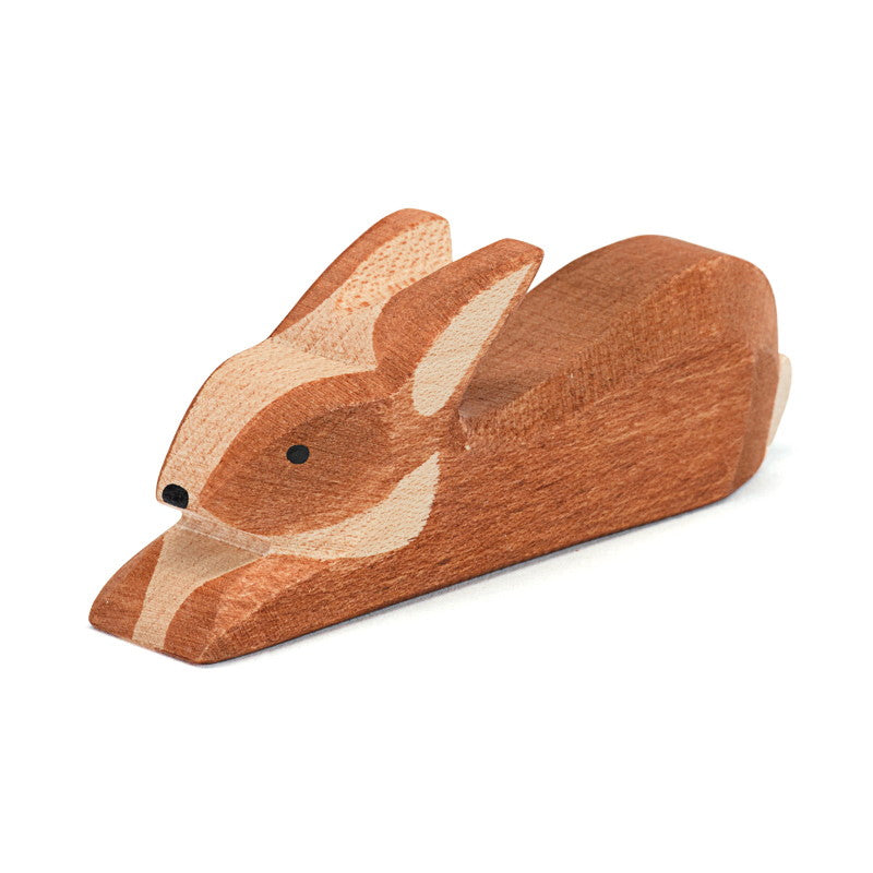 Ostheimer | Wooden Toy | Spotted Rabbit Lying 15012