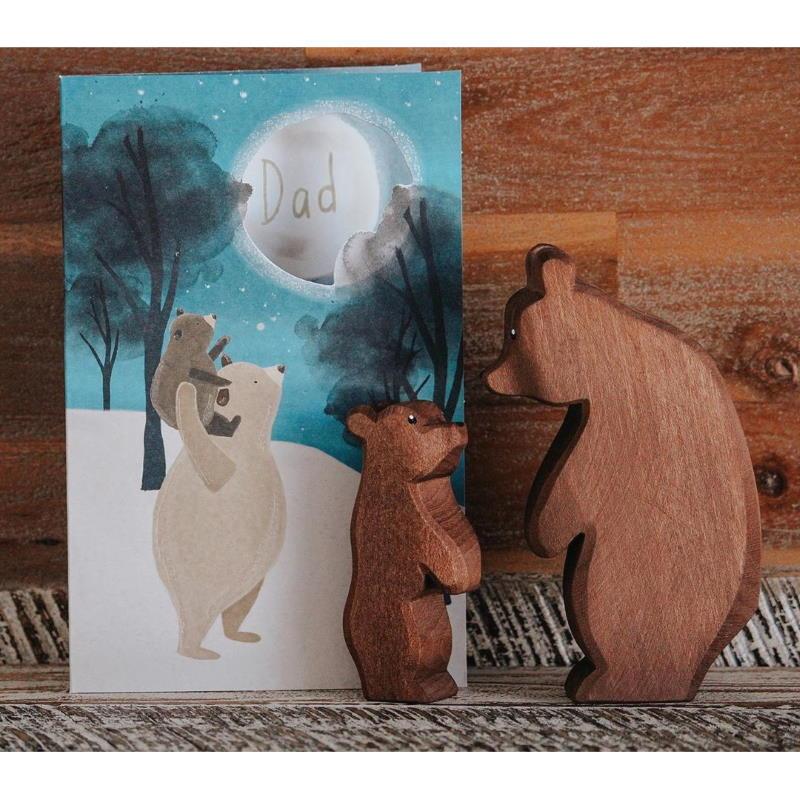 Ostheimer | Wooden Toy | Bear Standing Head Down