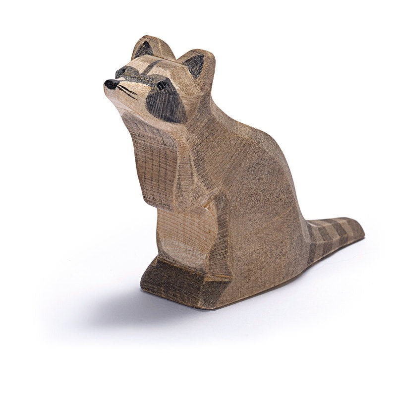 Ostheimer | Wooden Toy | Raccoon Sitting