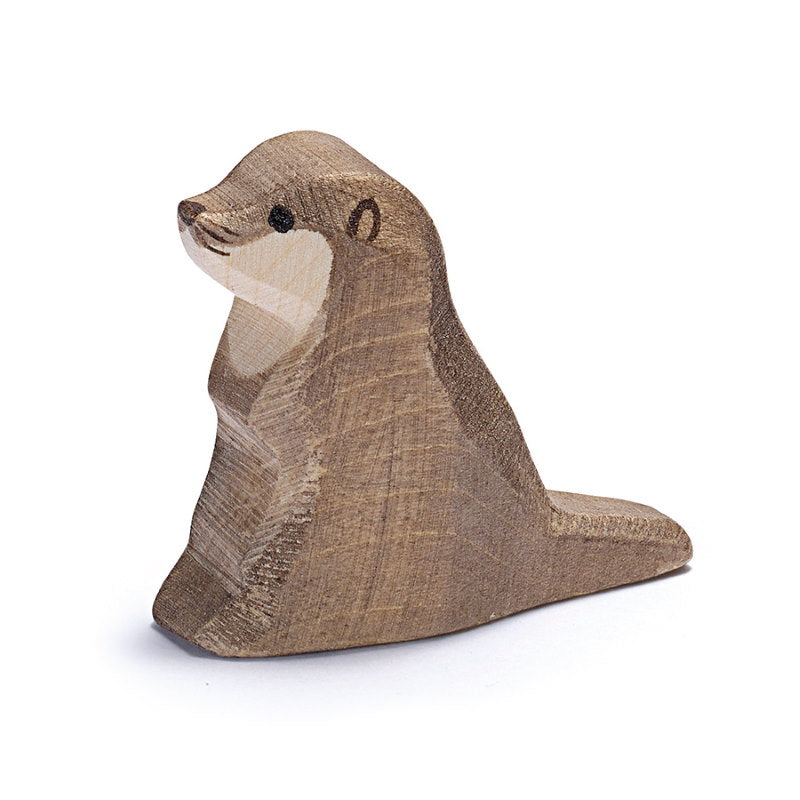 Ostheimer | Wooden Toy | Sea Otter Small Sitting