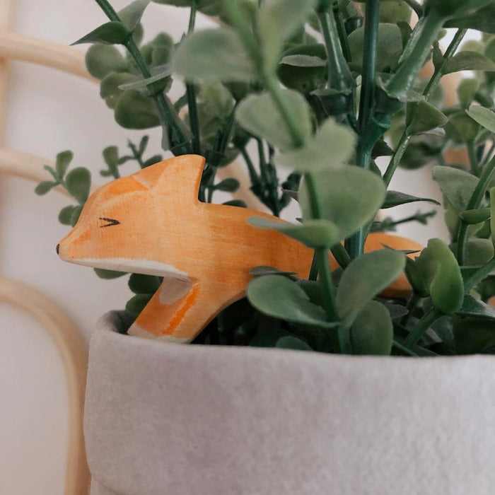 Ostheimer | Wooden Toy | Fox Small Running by Mummy Owl