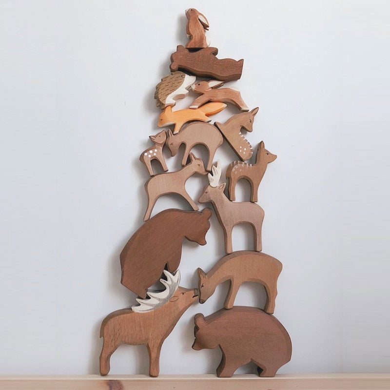 Ostheimer | Wooden Toy | Deer Standing in Ostheimer animal stack