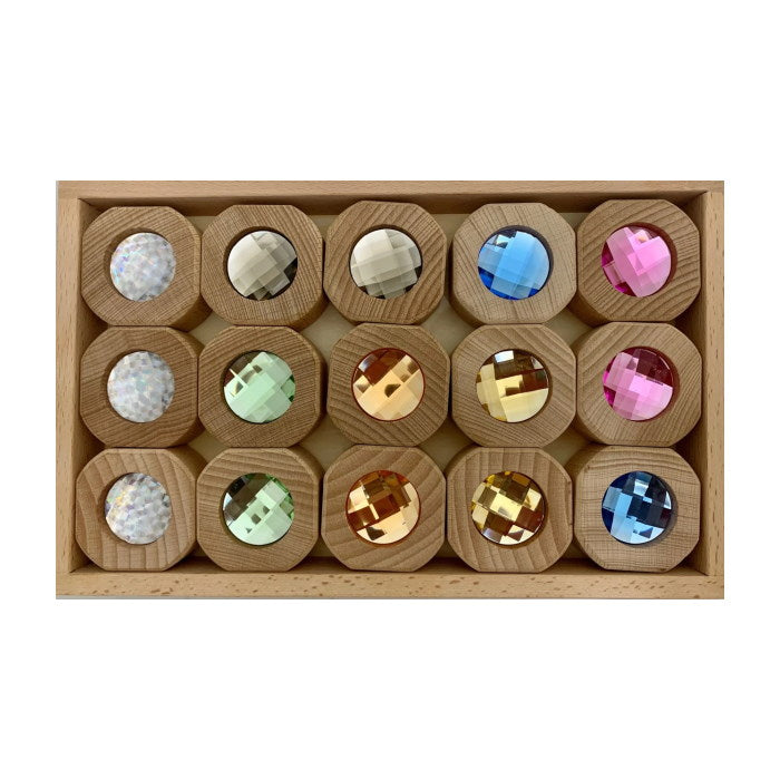 Papoose | Bitcoins | 15 Blocks with Tray Earth