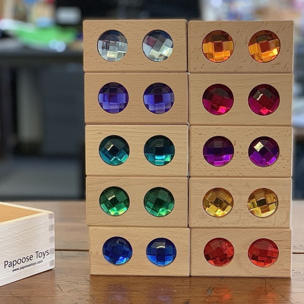 Papoose | 20 Double Gem Blocks with Tray