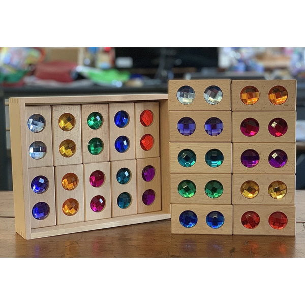 Papoose | 20 Double Gem Blocks with Tray