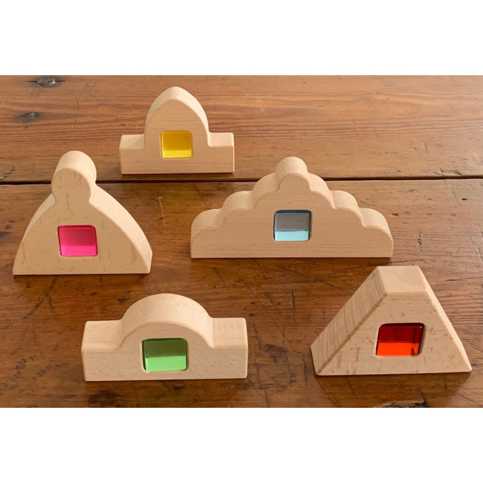 Papoose | Dutch Roof Toppers 5 Pieces with Tray