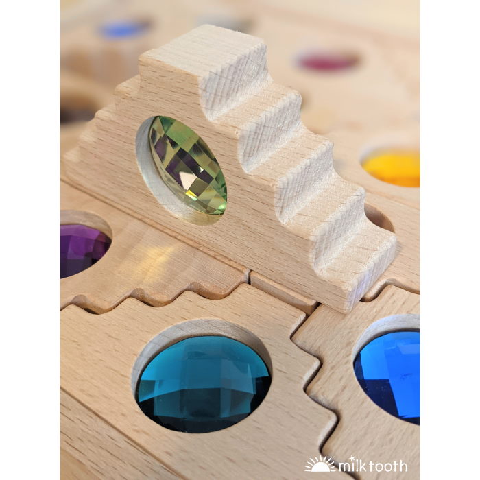 Papoose | Dutch Step Gables | 16 Blocks with Tray