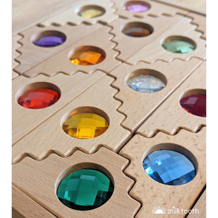 Papoose | Dutch Step Gables | 16 Blocks with Tray