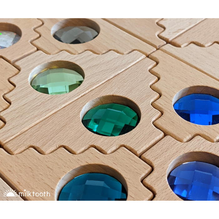 Papoose | Dutch Step Gables | 16 Blocks with Tray