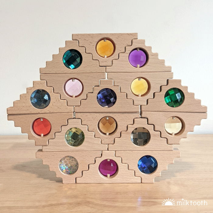 Papoose | Dutch Step Gables Mix | 8 Cool Blocks &amp; 8 Warm Windows in Tray