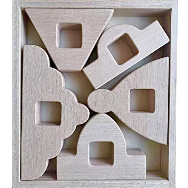 Papoose | Dutch Roof Toppers 5 Pieces with Tray