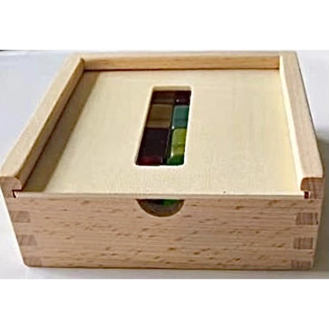 Papoose | Lucite Cubes Bright 16 Blocks with tray at Milk Tooth