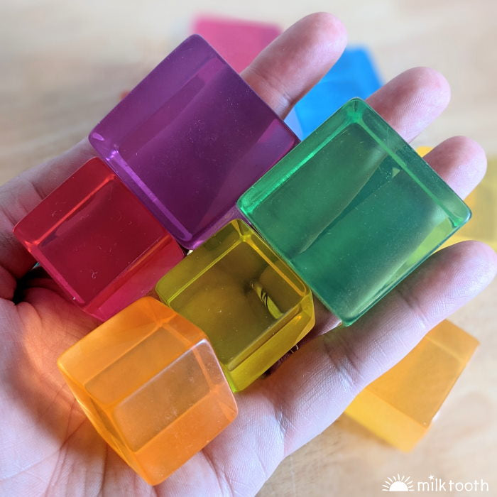© Milk Tooth Papoose | Phatt Lucite Cubes | 10 Pieces with Tray